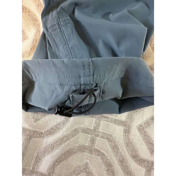 Eddie Bauer Women’s Capri Pants Size 14 Blue Drawstring Lightweight Travel - Picture 5 of 8